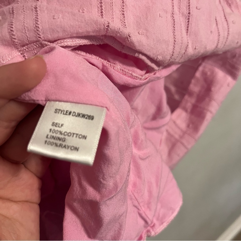 GB Girls Gianni Bini Pink Tiered Sleeveless Dress - Picture 7 of 8